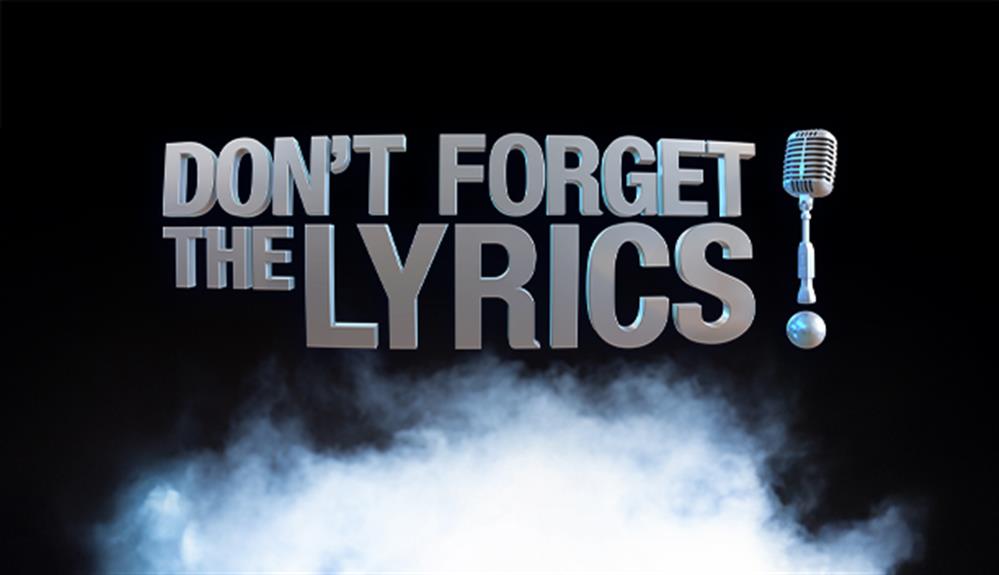 DONT FORGET THE LYRICS t